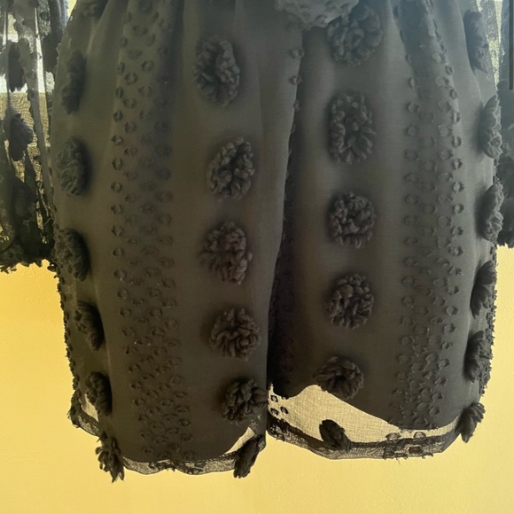 Black Pom Pom boutique Romper by flying tomato - Picture 5 of 10